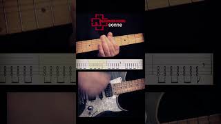 #Tutorial Rammstein Sonne Main Riff Part.  #guitar #guitarcover #guitartutorial