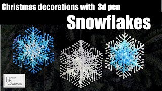 How to make easy holiday decorations with 3d pen