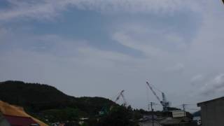 定点タイムラプス0620@広島県大崎上島（おおさきかみじま）11:00〜13:30北の空☀︎→☁︎