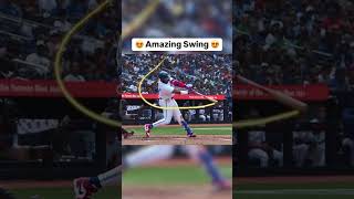 Beautiful Swing #hittinginstruction #baseballtechnique #hitting #mlb #hittingmechanics