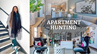 COME LUXURY APARTMENT HUNTING W/ ME!!  w/ prices | Charlotte NC