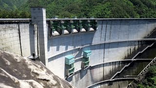 Yajiさんの旅の道草 長野 国交省 小渋ダム【Nagano, Koshibu dam 】