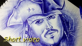Captain Jack Sparrow | Johnny Depp #short #shorts #shortvideo