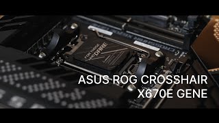 ASUS ROG CROSSHAIR X670E GENE - quiet unpacking