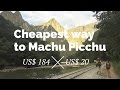 Cheapest way to Machu Picchu. A journey from Cusco to Aguas Calientes (Legendas em português)