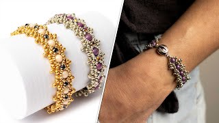 Denali Bracelet - DIY Jewelry Making Tutorial by PotomacBeads