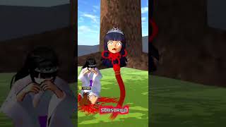 Nagin Hantu Mom monster Revenge😭  Sakura School Simulator Horror Ding Dong #shorts #viral #sojamere