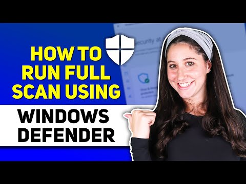 How to run a full scan using Windows Defender