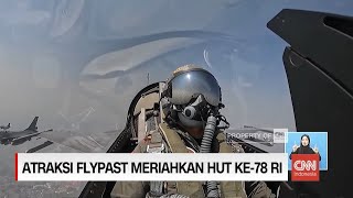 Atraksi Flypast Meriahkan HUT ke-78 RI