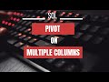 SQL | Pivot Multiple Columns | Rows to Columns | Transpose