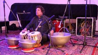 Naren Budhakar Improvisation #2 with Tabla and Vessel Sculptures