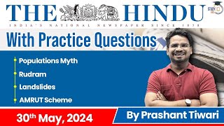 The Hindu Analysis by Prashant Tiwari | 30 May 2024 | Current Affairs Today | StudyIQ