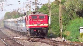 IRFCA - Best in class WAP-4 showing its Brutal Power with Speedster Swaraj Express