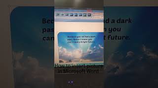 How to insert Picture in Microsoft Word