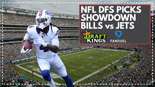NFL DFS Picks for Monday Night Showdown, Bills vs Jets: FanDuel & DraftKings Lineup Advice