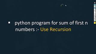 Recursion in Python | Advanced Python Tutorial in Hindi | Find Sum Using Recursion