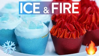 GAME OF THRONES ICE & FIRE CUPCAKES - NERDY NUMMIES