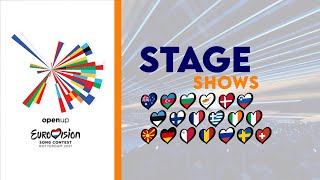 Eurovision 2021: Stage Shows (19 Countries)