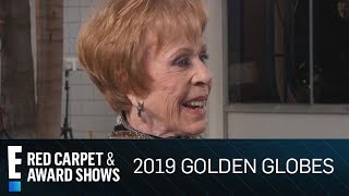 Carol Burnett "Gobsmacked" Over Her Own Golden Globes Award | E! Red Carpet & Award Shows