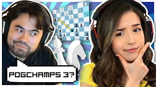 GMHikaru Teaches Pokimane A Lesson?! PogChamps 3?!