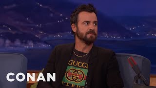 Justin Theroux Can’t Stand Men In Shorts \u0026 Flip Flops | CONAN on TBS