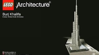 LEGO Architecture Burj Khalifa Dubai 21008 Instructions DIY