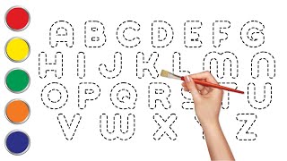 How to Write Letters for Children - Teaching Writing ABC for Preschool - Alphabet for Kids