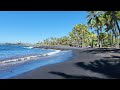 Camping Black Sand Beach, Big Island Hawaii