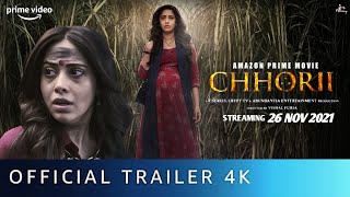 CHHORII | Official Trailer | Amazon Prime | Nushrratt Bharuccha | Chhori Movie Trailer  #Chhorii