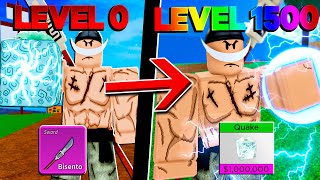 VIREI O BARBA BRANCA EM 24 HORAS NO BLOX FRUITS ATÉ PEGAR A BISENTO V2 E DESPERTAR A FRUTA! - ROBLOX