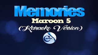 MEMORIES - Maroon 5 (KARAOKE VERSION)
