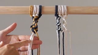 DIY Macrame Tutorial Updated: Multi-Coloured Spiral Knot!