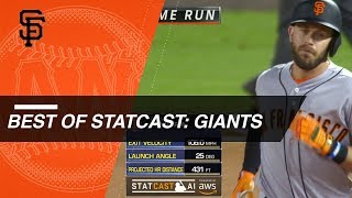 Statcast measures top moments from the Giants