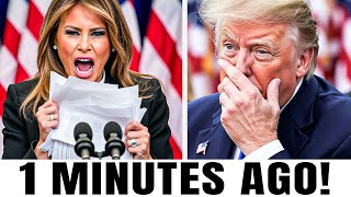 1 MIN AGO: Melania Trump JUST Made HUGE Announcement