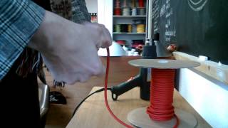 Tekstiilkaabel - Textile Cable - how to cut and clean the ends