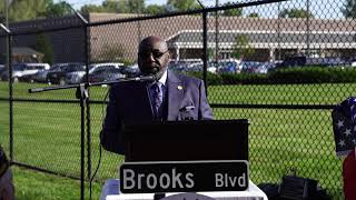 Dedication of Major General Ronald E.  Brooks Boulevard