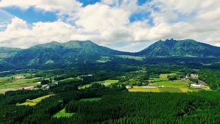 阿蘇山 世界の絶景 月廻り公園 ドローン映像 南阿蘇 高森町 阿蘇ドライブ