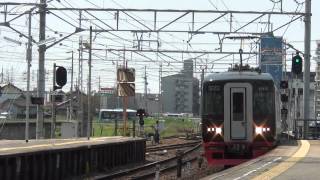 【FHD】名鉄1700系1701F特急豊橋行　知立到着