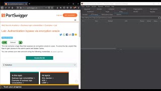 Authentication bypass via encryption oracle-Web Security Academy