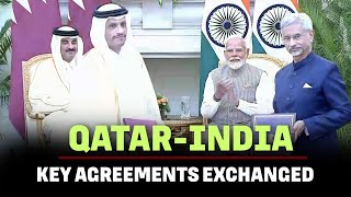 LIVE: PM Modi and the Amir of the State of Qatar witness exchange of agreements at Hyderabad House