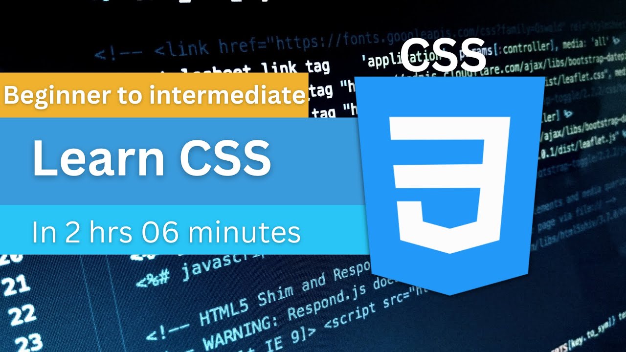 Complete CSS Tutorial From Beginner To Intermediate In One Single Video ...