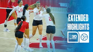 Wisconsin at Nebraska | Extended Highlights | Big Ten Volleyball | 11/23/2024