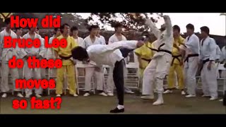 Bruce Lee - Amazing Superhuman Speed and Precision - Top 10 Moves