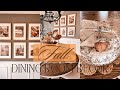 COZY FALL 2024 DECORATE WITH ME || FALL DINING ROOM DECORATING IDEAS