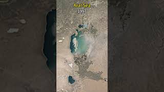 The disappearing of the Aral sea#desert#nature#ecosystem #green#aralsea#lake#earth#crisis#shorts