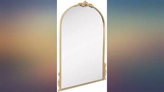 Hobby Lobby Home Decor Carved Elegant Gold Arch & Flourish Wall Mirror for review