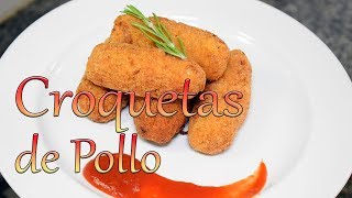 Receta Croquetas de Pollo - Cocinando con Yolanda