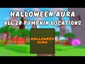 All 20 Pumpkin Locations & How To Get Halloween Aura in Find The Auras | Roblox