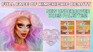 KIMCHICHIC BEAUTY UNDERCOVER HOE PALETTES REVIEW, SWATCHES / Full face of KCB