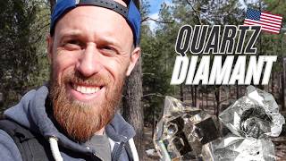 Trouver des quartz diamant, trop facile !  - VLOG USA #3